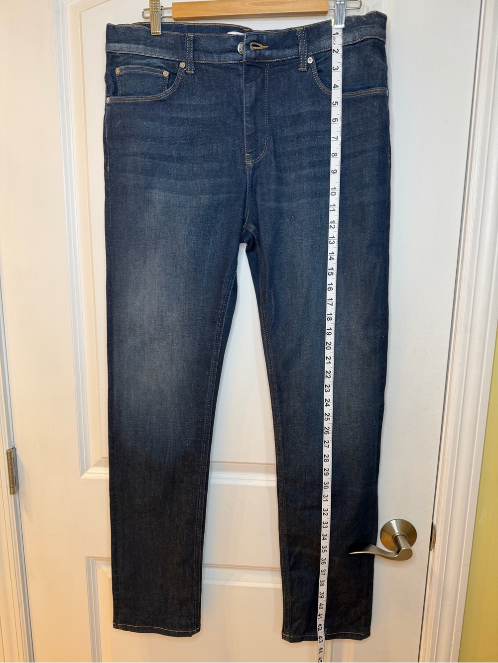 Reiss Willa women's Dark Blue Jeans, size 34x 43, good condition